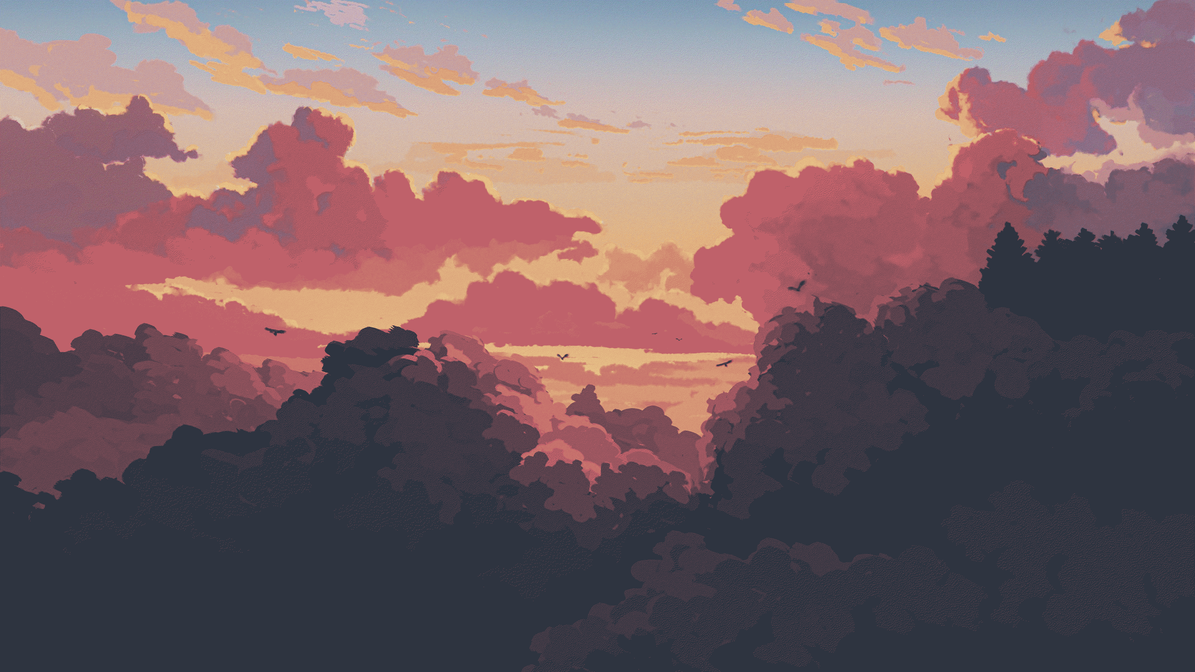 a clouds in the sky