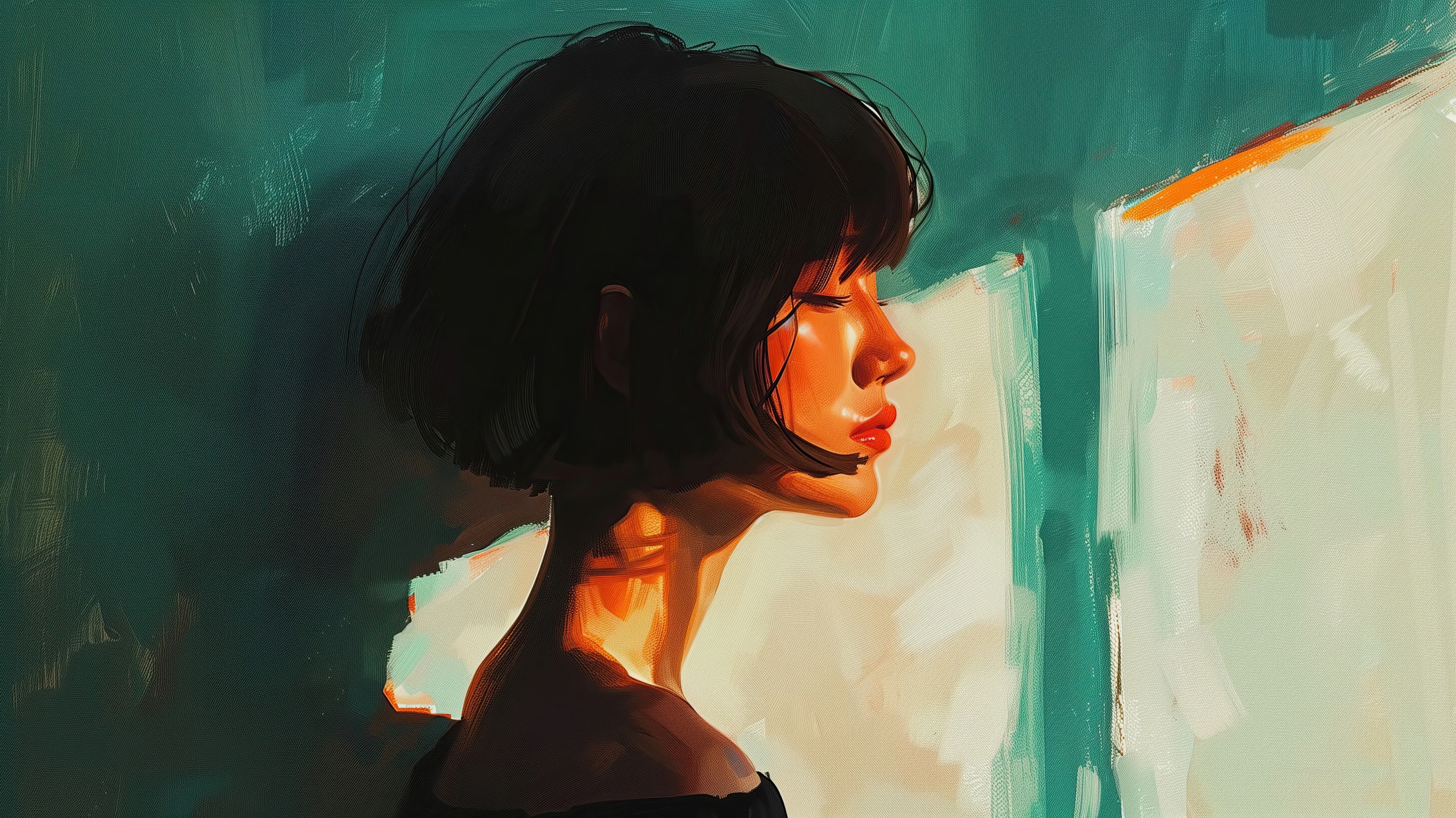 a painting wallpaper