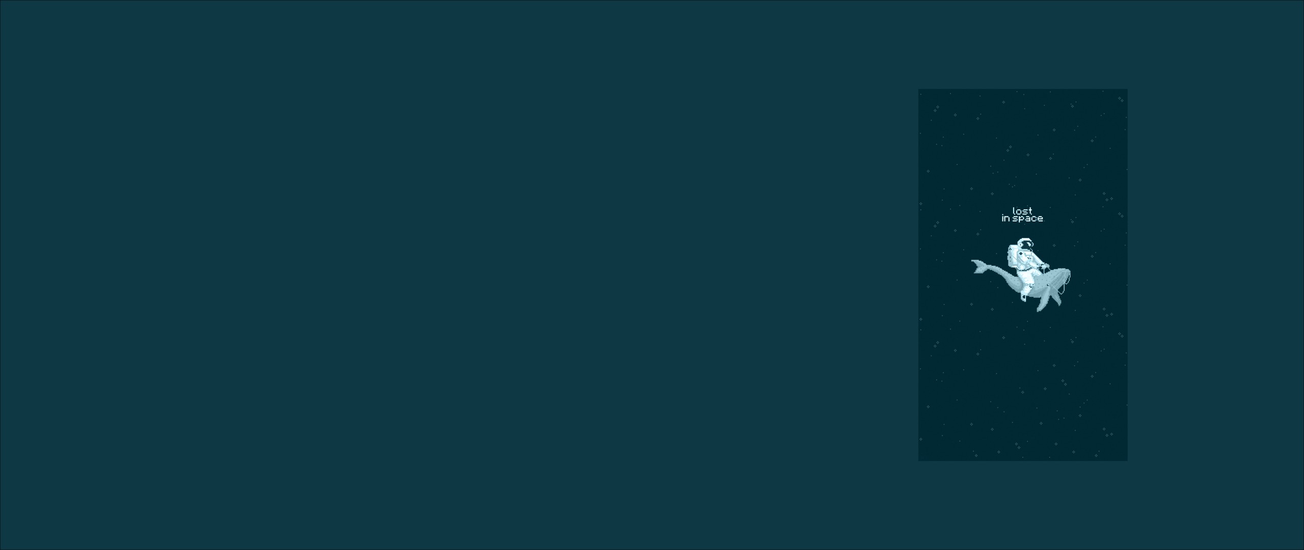 a blue rectangular object with a black background