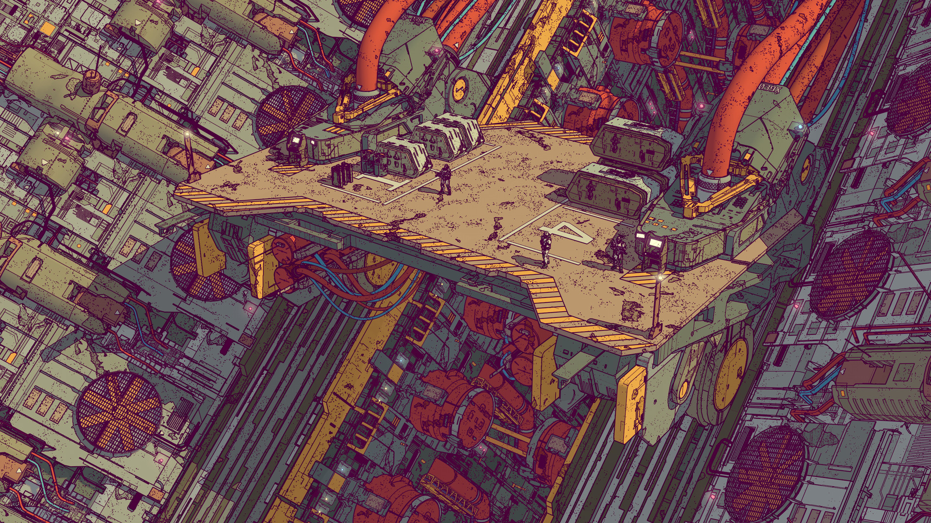 a cartoon of a machine