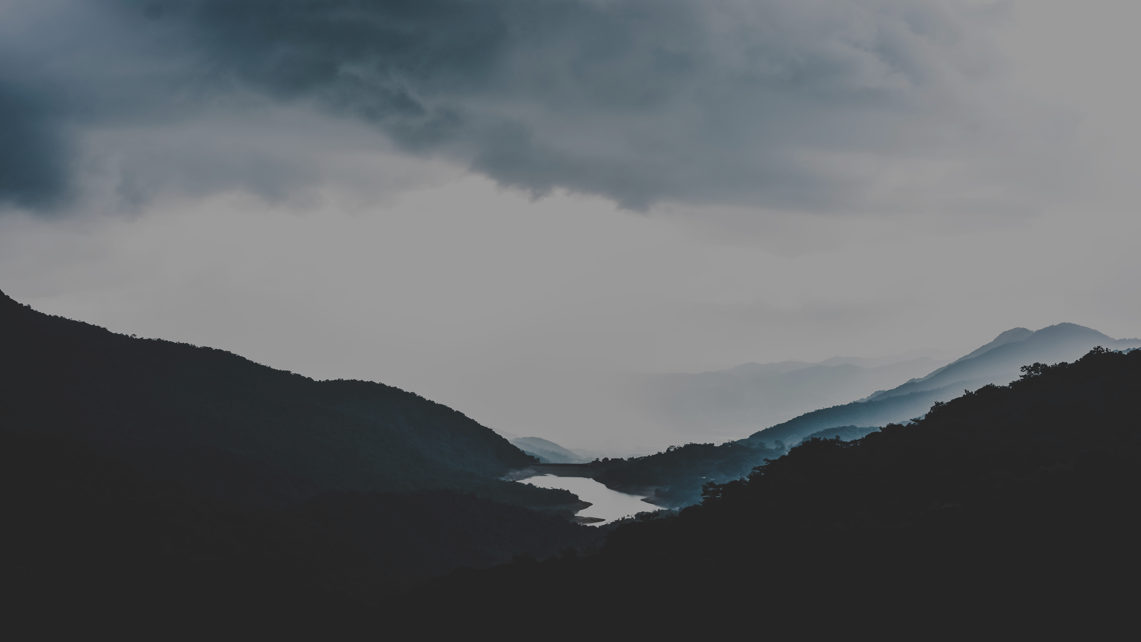 a river running through a valley