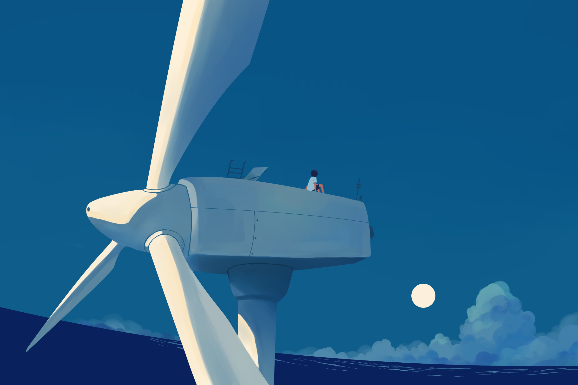 boy wind