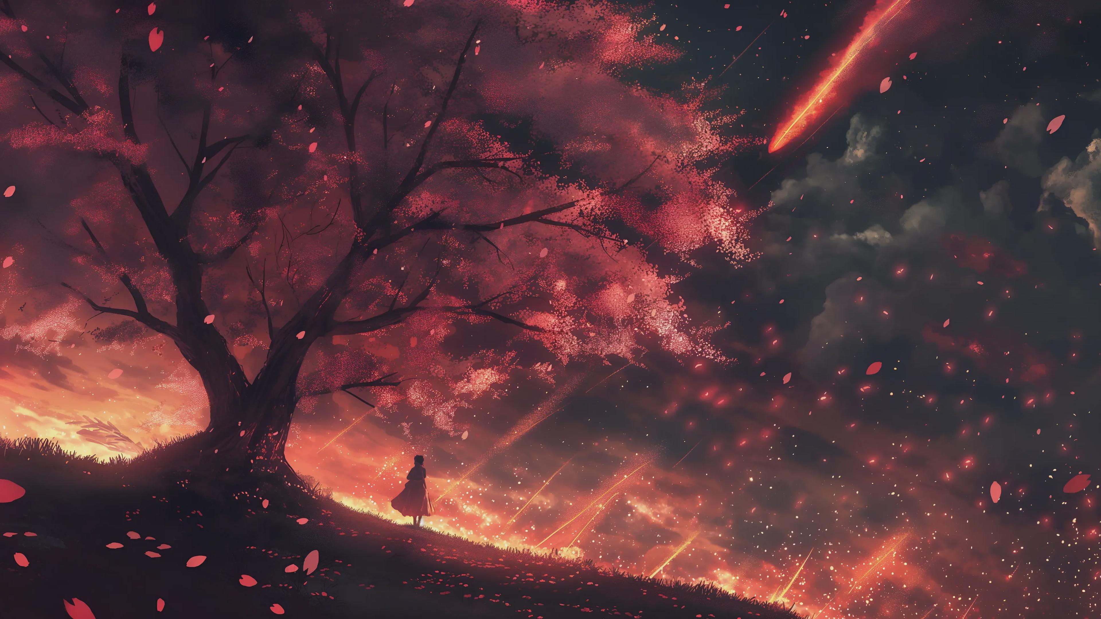 burning cherry