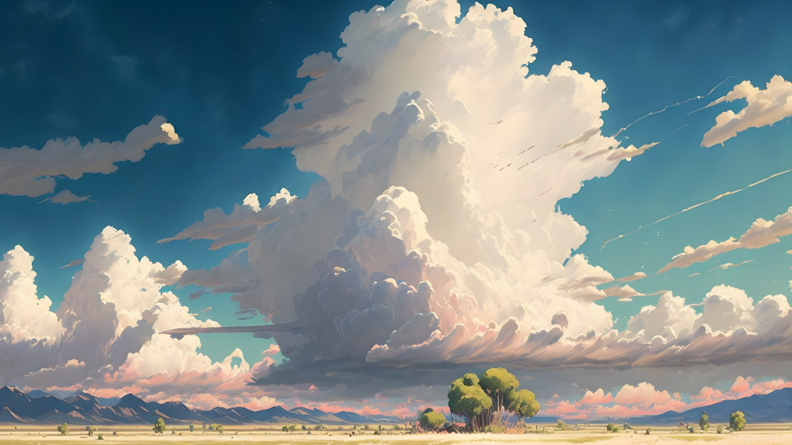 cloudy landscape
