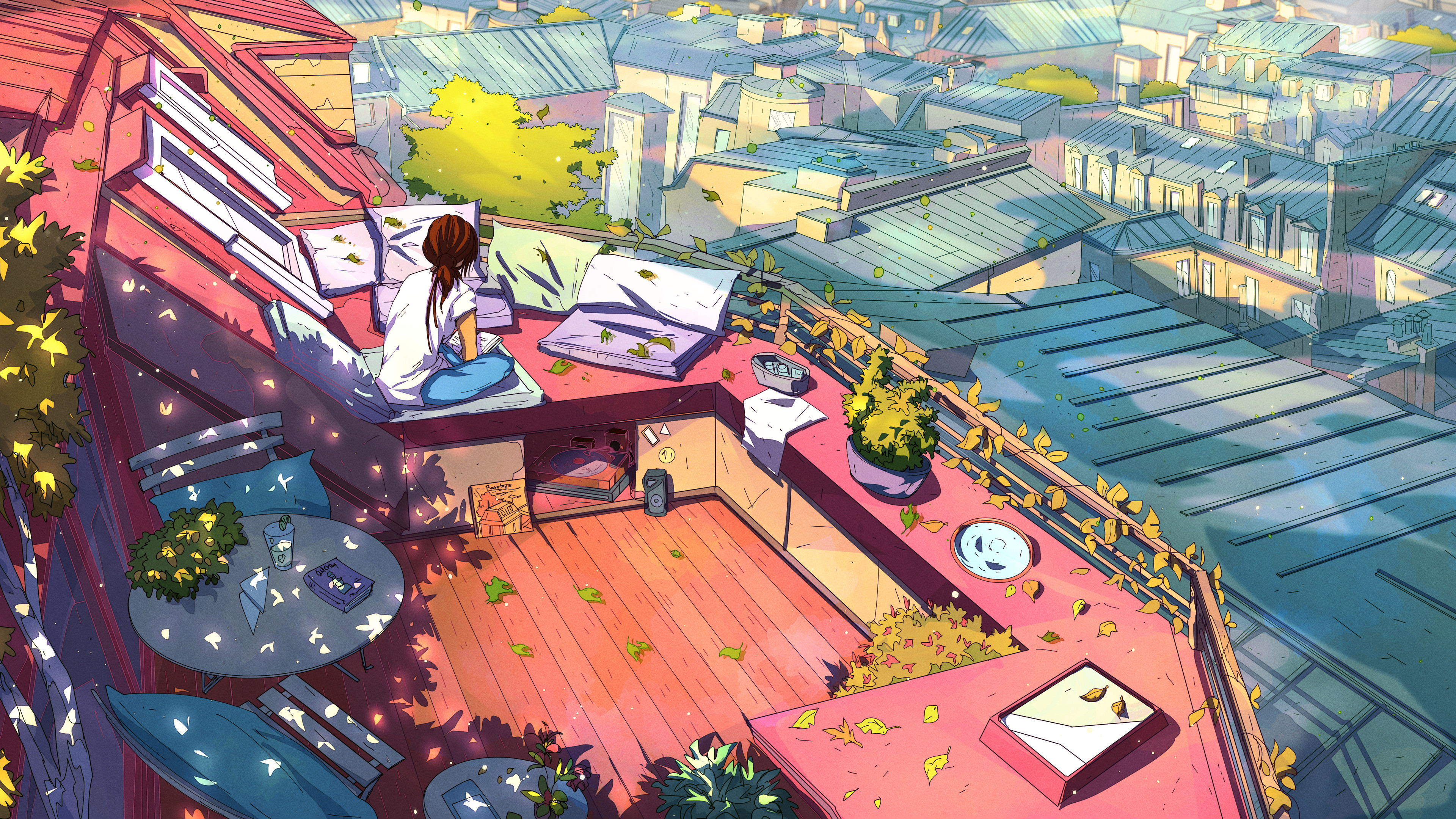 girl roof