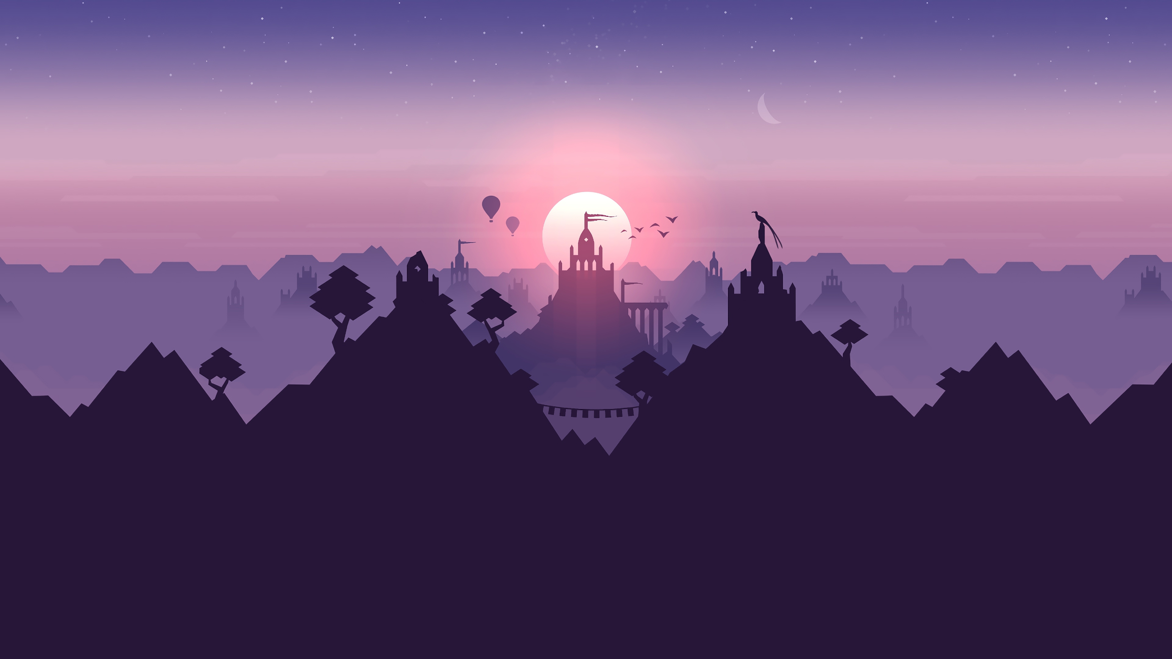 mountain sunset