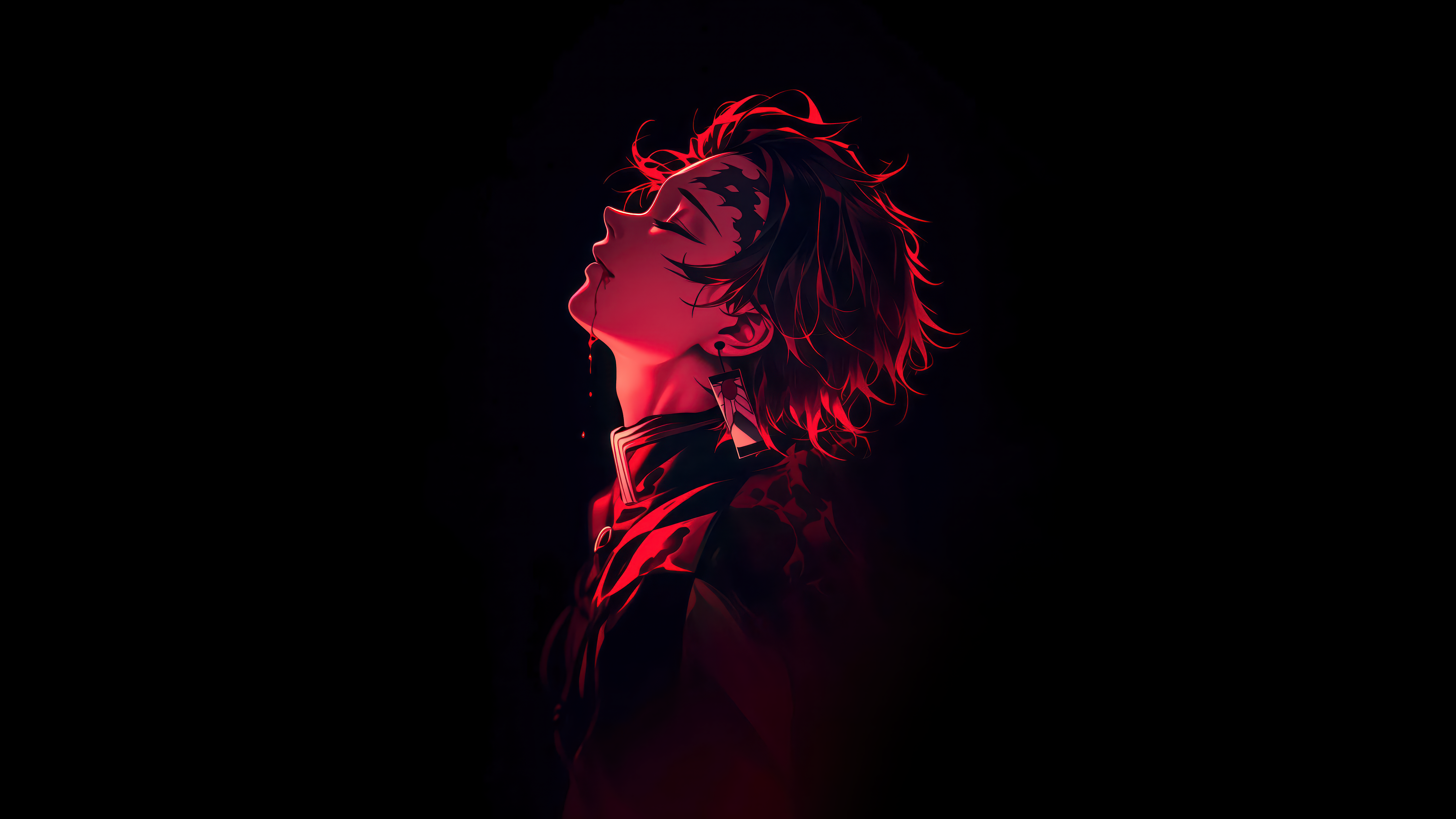 tanjiro kamado red 5120x2880 22577
