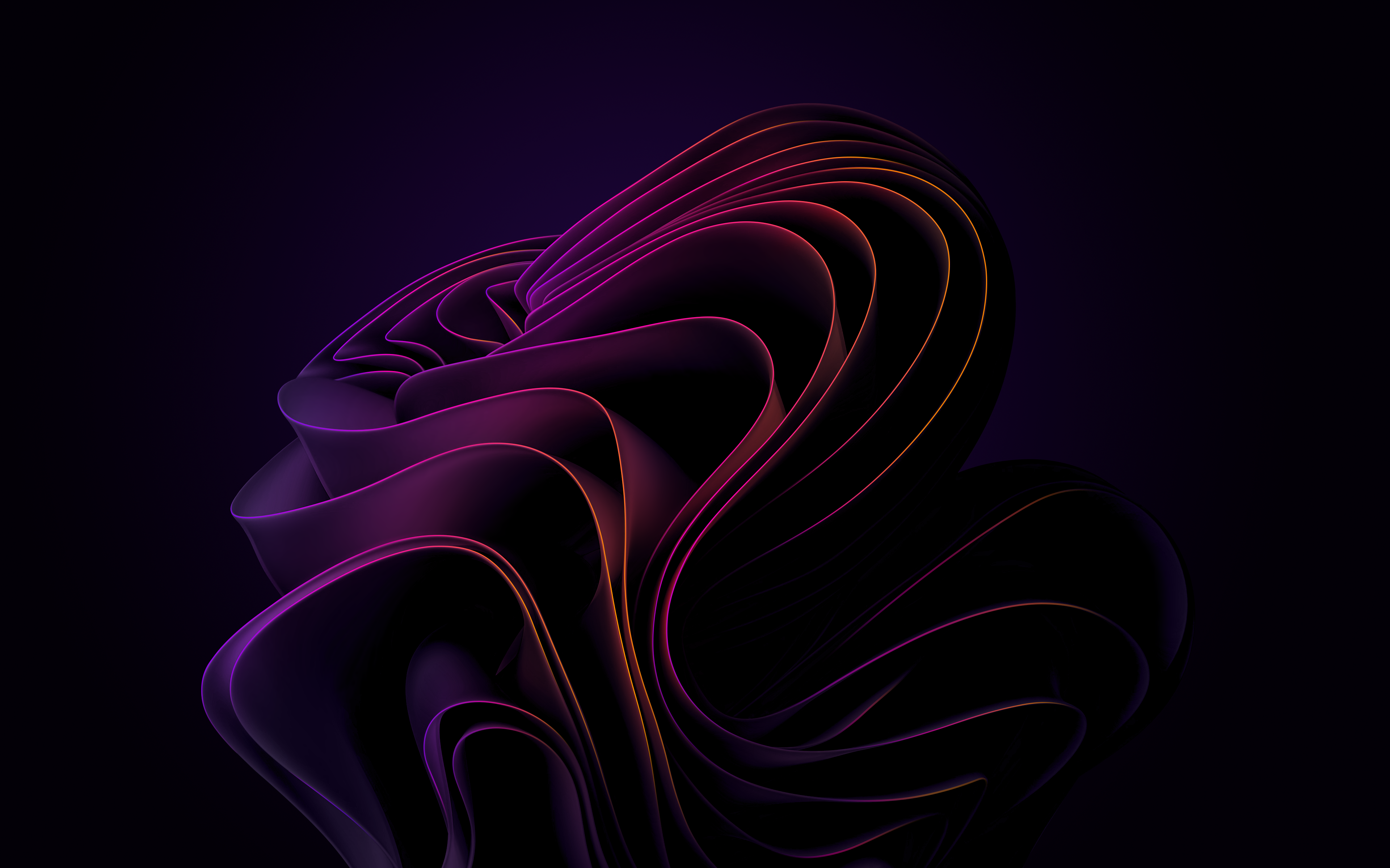 windows 11 purple abstract dark background dark purple