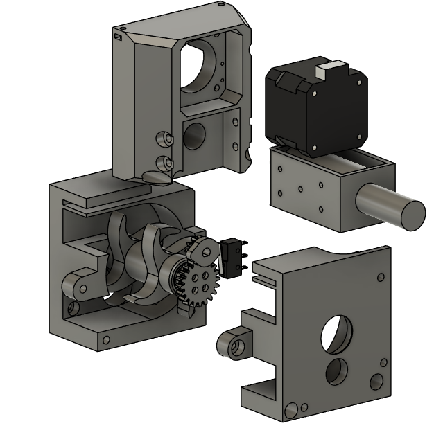 Feeder exploded view