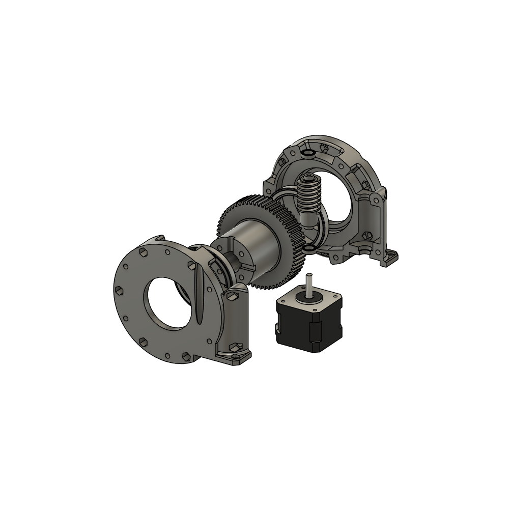 Main actuator exploded view