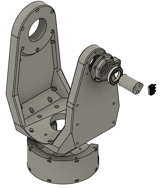 Main frame and neck frame