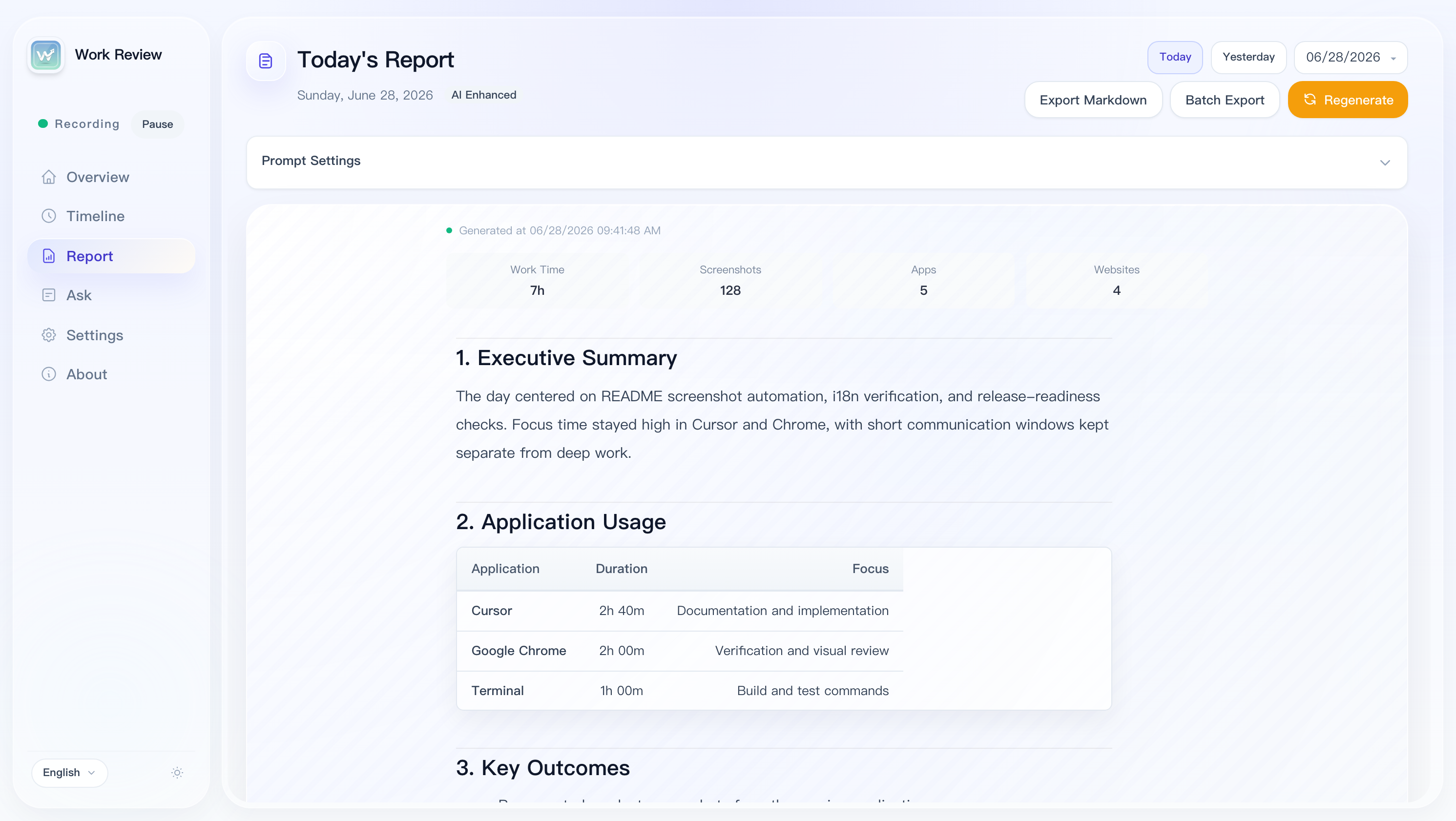 Daily Report