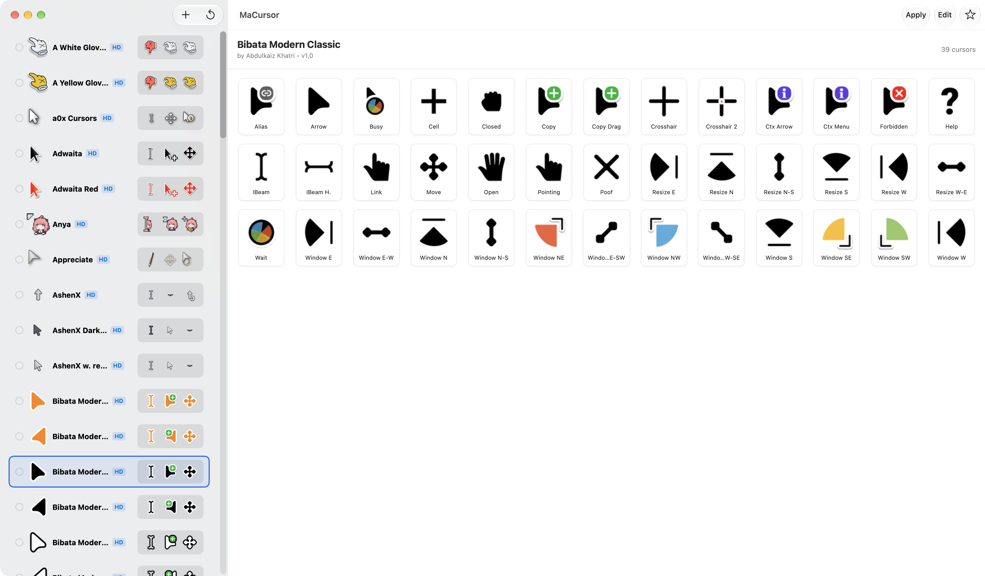 MaCursor Screenshot