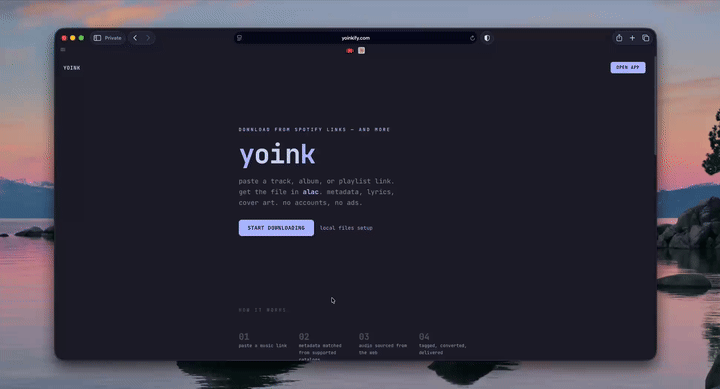 yoink demo