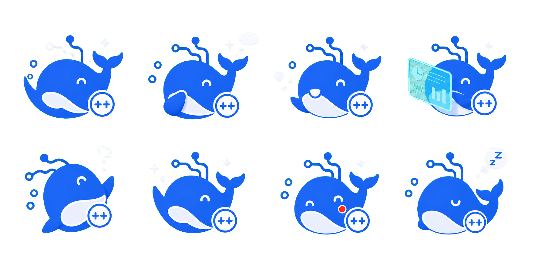 DeepSeek 小鲸鱼状态
